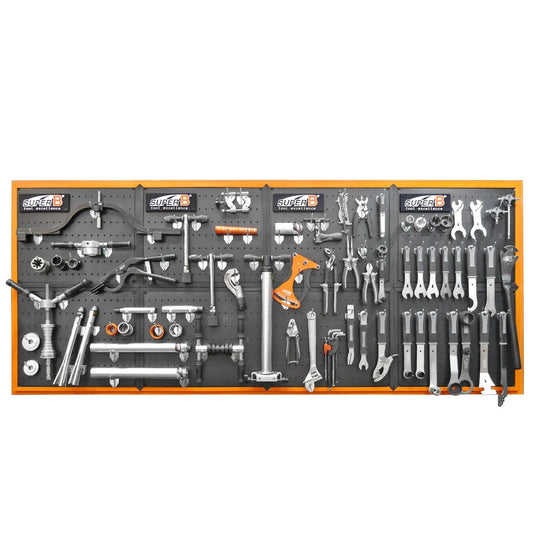 Super b pegboard tool storage board 2000 x 80 black orange perfect for everyone