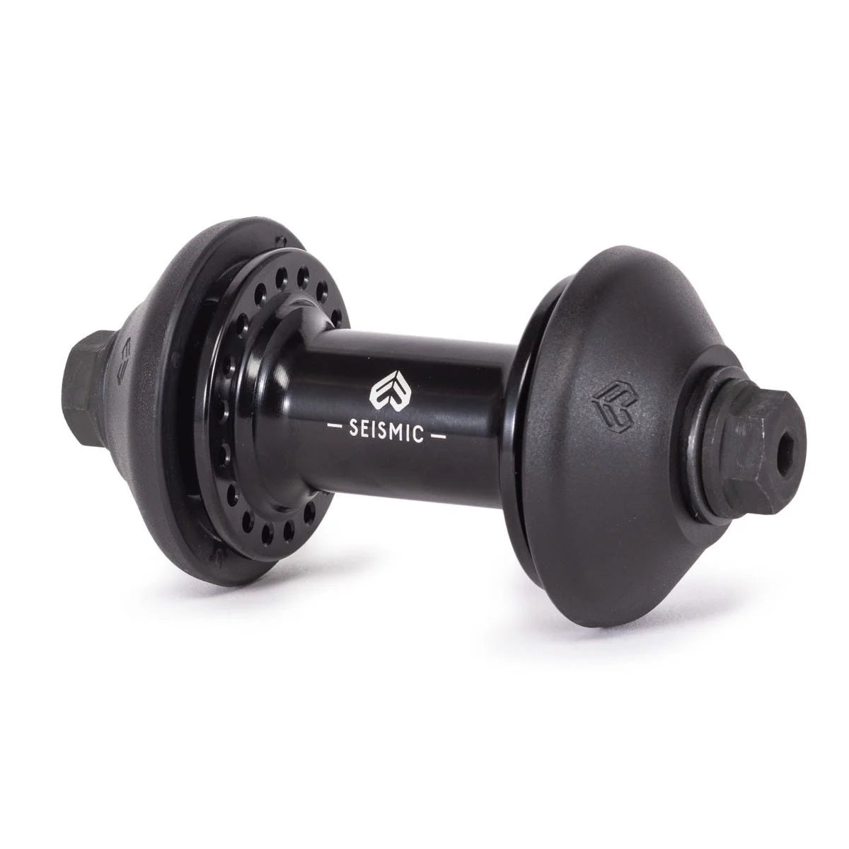 Eclat seismic front hub female axle 36h in black perfect for men