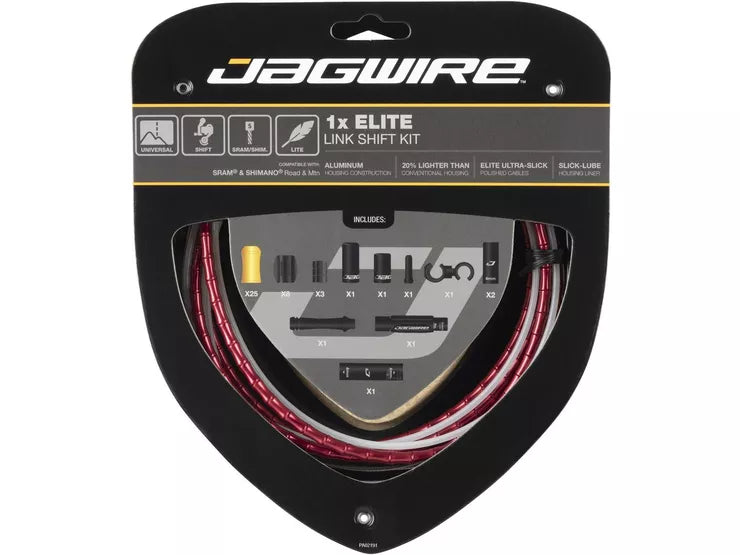 Jagwire elite link shift kit red perfect for men