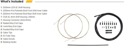 Jagwire pro shift cable kit sid blue perfect for everyone