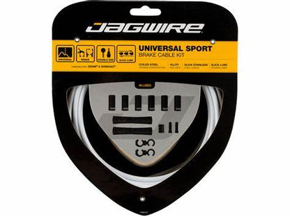 Jagwire universal sport brake cable kit white perfect for everyone