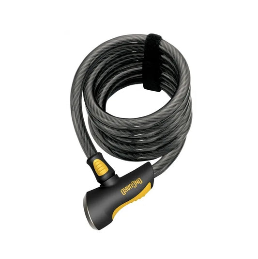 Onguard doberman 8028 cable lock 1850 x 12mm colour black yellow size 1850mm rrp 35 perfect for everyone