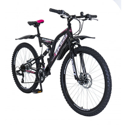 Boss stealth 26 mountain bike 26 black pink perfect for everyone