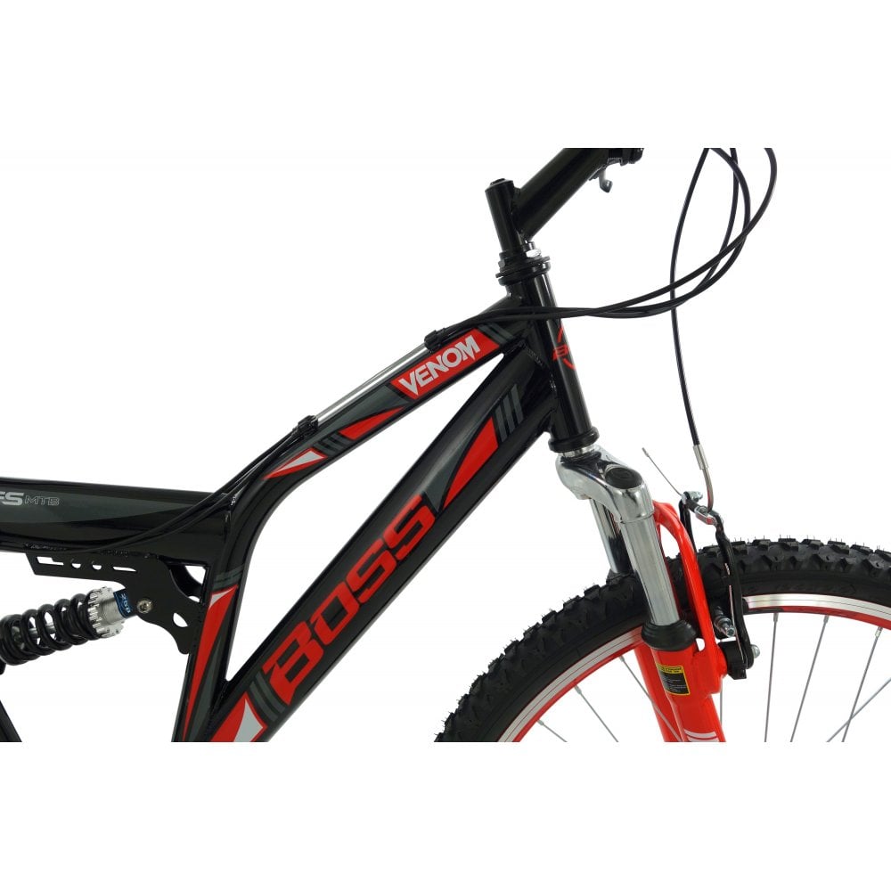 Boss venom mountain bike 26 black red perfect for everyone