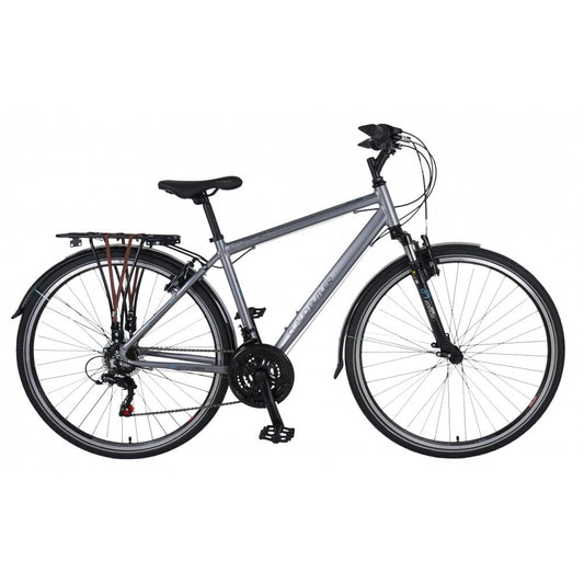 Claud Butler Explorer 1.0 Hybrid Bike, 18" Silver