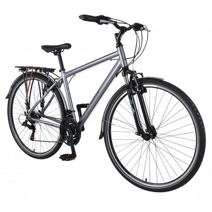 Claud butler explorer 1 0 hybrid bike 18 silver perfect for everyone