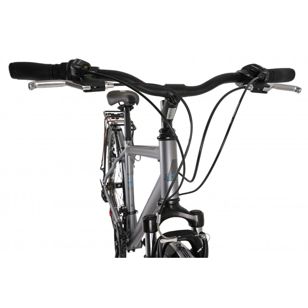 Claud butler explorer 1 0 hybrid bike 18 silver perfect for everyone