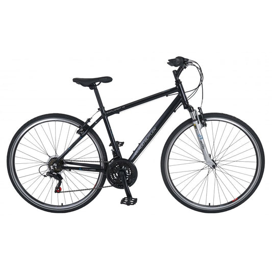 Claud Butler Explorer 1.0 Hybrid Bike, 18" Black