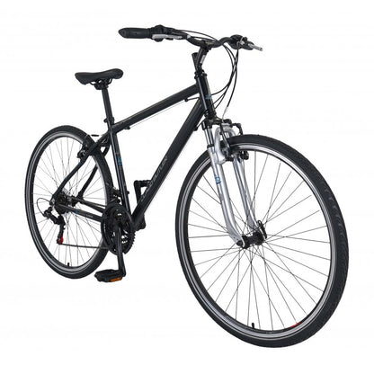 Claud butler explorer 1 0 hybrid bike 18 black perfect for everyone