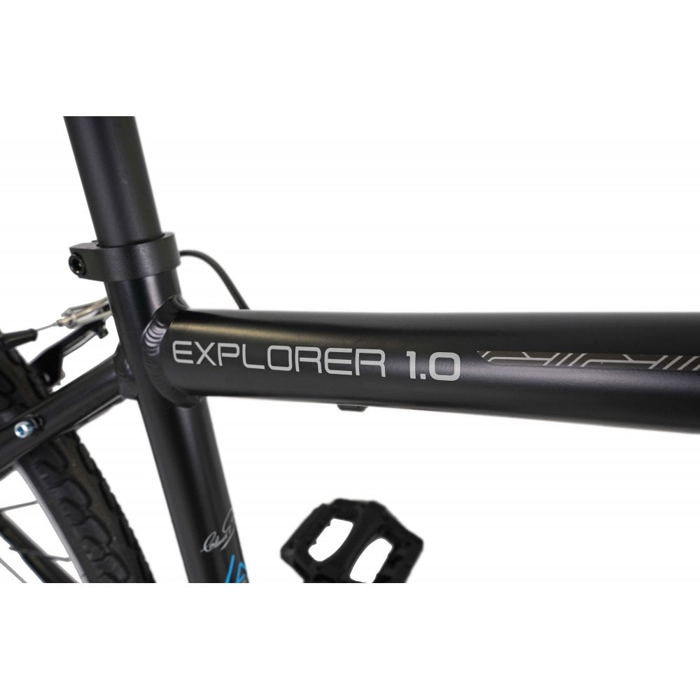 Claud butler explorer 1 0 hybrid bike 18 black perfect for everyone