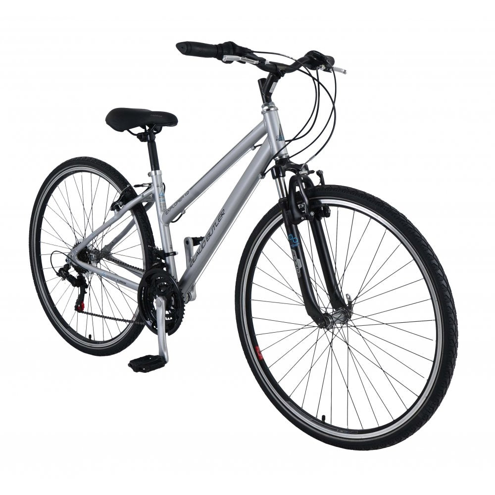 Claud butler explorer 1 0 low step hybrid bike 16 silver perfect for everyone