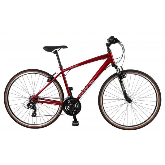 Claud butler explorer 2 0 hybrid bike 18 red perfect for men