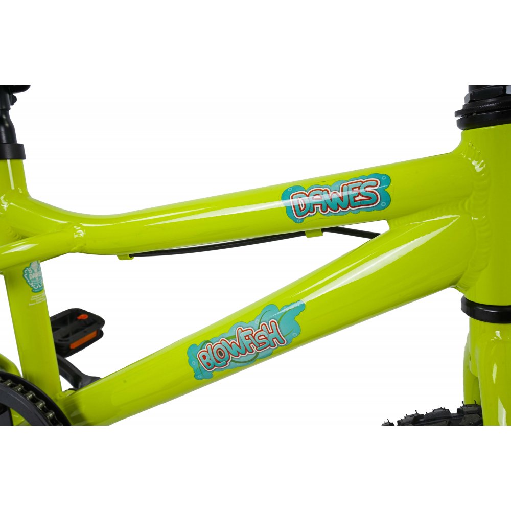 Dawes 18 blowfish kids bike lime green perfect for everyone