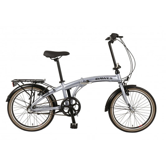 Dawes diamond folding bike 20 silver perfect for men