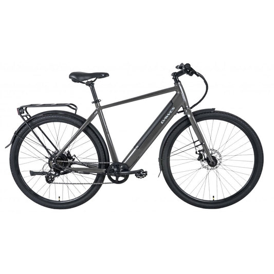 Dawes Scenic Crossbar Electric Hybrid Bike, Large Dark Metallic Grey