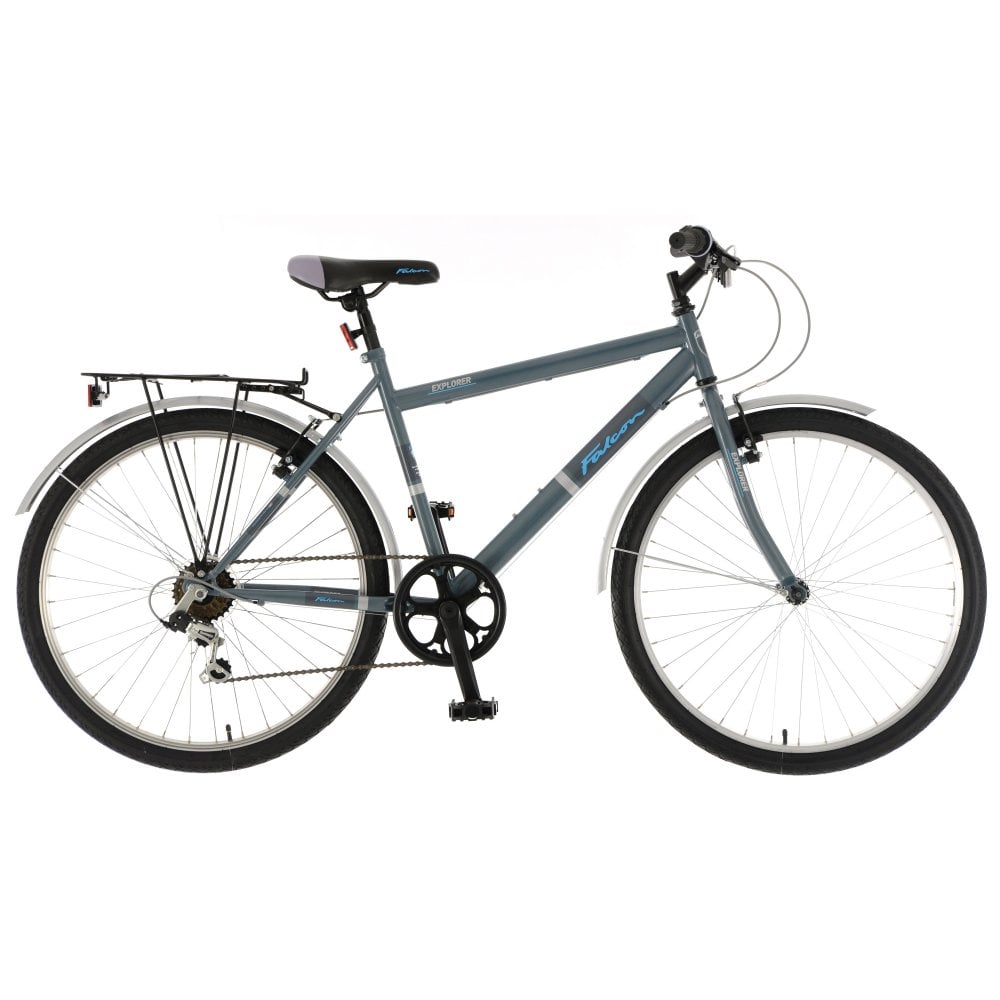 Falcon expression hybrid bike 26 grey blue perfect for men