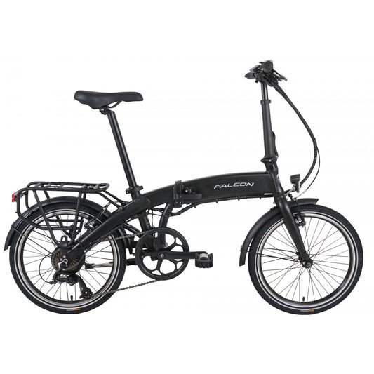 Falcon Flow Electric Folding Bike, 20" Black